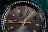 Tag Heuer Carrera Quartz Diamonds Black Dial Black Steel Strap Watch for Women - WAR1115.BA0602 Authentic Buy Shop Now