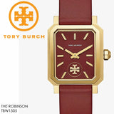 Tory Burch Robinson Quartz Red Dial Red Leather Strap Watch for Women - TBW1505 Authentic Buy Shop Now