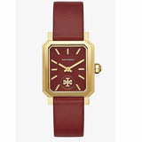 Tory Burch Robinson Quartz Red Dial Red Leather Strap Watch for Women - TBW1505 Authentic Buy Shop Now