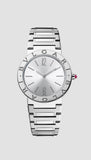 Bvlgari Bvlgari Lady Silver Dial Silver Steel Strap Watch for Women - BVLGARI103575 Authentic Buy Shop Now