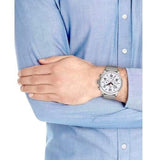 Tommy Hilfiger Jake Quartz White Dial Silver Mesh Bracelet Watch for Men - 1791233 Authentic Buy Shop Now