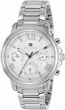 Tommy Hilfiger Claudia Silver Dial Silver Steel Strap Watch for Women - 1781741 Authentic Buy Shop Now