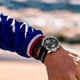 Tommy Hilfiger Decker Quartz Black Dial Black Rubber Strap Watch for Men - 1791473 Authentic Buy Shop Now