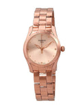 Tissot T Wave Rose Gold Dial Rose Gold Steel Strap Watch For Women - T112.210.33.456.00 Authentic Buy Shop Now