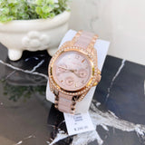 Michael Kors Blair Rose Gold Dial Two Tone Steel Strap Watch for Women - MK6175 Authentic Buy Shop Now