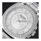 Coach Mini Boyfriend Diamonds Silver Dial Silver Steel Strap Watch for Women - 14501699 Authentic Buy Shop Now
