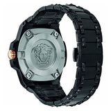 Versace Chain Reaction Quartz Black Dial Black Steel Strap Watch for Men - VEDY00719 Authentic Buy Shop Now
