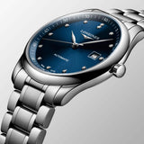 Longines Master Collection Automatic 40mm Blue Dial Silver Steel Strap Watch for Men - L2.793.4.97.6 Authentic Buy Shop Now