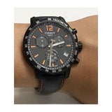 Tissot Quickster Chronograph Black Dial Watch For Men - T095.417.36.057.00 Authentic Buy Shop Now