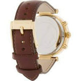 Michael Kors Parker Champagne Gold Dial Brown Leather Strap Watch for Women - MK2249 Authentic Buy Shop Now