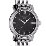 Tissot T Classic Bridgeport Black Dial Silver Steel Strap Watch For Men - T097.410.11.058.00 Authentic Buy Shop Now