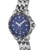 Tissot T Sport Seastar 1000 Powermatic Silicium Blue Dial Silver Steel Strap Watch For Men - T120.407.11.041.01 Authentic Buy Shop Now