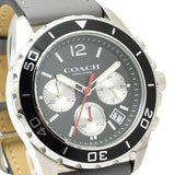 Coach Kent Grey Dial Grey Leather Strap Watch for Men - 14602561 Authentic Buy Shop Now