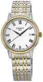 Tissot T Classic Carson Quartz White Dial Two Tone Steel Strap Watch for Men - T085.410.22.013.00 Authentic Buy Shop Now