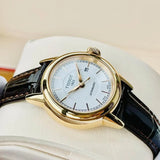 Tissot Carson Automatic White Dial Brown Leather Strap Watch For Women - T085.207.36.011.00 Authentic Buy Shop Now