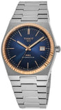 Tissot PRX Powermatic 80 Automatic 18K Gold Blue Dial Silver Steel Strap Watch for Men - T931.407.41.041.00 Authentic Buy Shop Now