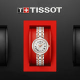 Tissot Bellissima Small Lady White Dial Two Tone Steel Strap Watch For Women - T126.010.22.013.01 Authentic Buy Shop Now