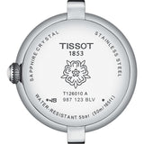 Tissot Bellissima Small Lady Silver Dial Black Leather Strap Watch For Women - T126.010.16.013.00 Authentic Buy Shop Now