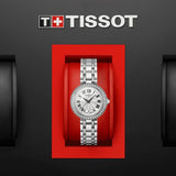 Tissot Bellissima Small Lady Diamonds Silver Dial Silver Steel Strap Watch For Women - T126.010.61.113.00 Authentic Buy Shop Now