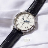 Tissot Carson Premium Chronograph Silver Dial Black Leather Strap Watch For Men - T122.417.16.033.00 Authentic Buy Shop Now