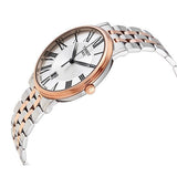 Tissot Carson Premium White Dial Two Tone Steel Strap Watch For Men - T122.410.22.033.00 Authentic Buy Shop Now