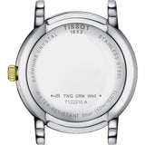 Tissot T Classic Carson Lady Premium Silver Dial Two Tone Steel Strap Watch For Women - T122.210.22.033.00 Authentic Buy Shop Now