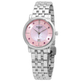Tissot T Classic Carson Premium Pink Dial Silver Steel Strap Watch for Women - T122.210.11.159.00 Authentic Buy Shop Now