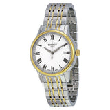 Tissot T Classic Carson Quartz White Dial Two Tone Steel Strap Watch for Men - T085.410.22.013.00 Authentic Buy Shop Now