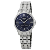 Tissot Chemin Des Tourelles Powermatic 80 Lady Blue Dial Silver Steel Strap Watch For Women - T099.207.11.048.00 Authentic Buy Shop Now