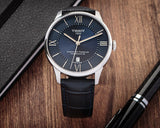 Tissot Chemin Des Tourelles Powermatic 80 Blue Dial Blue Leather Strap Watch for Men - T099.407.16.048.00 Authentic Buy Shop Now