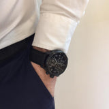Tissot Chrono XL Vintage Black Dial Black Leather Strap Watch For Men - T116.617.36.052.00 Authentic Buy Shop Now