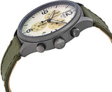Tissot T Sport Chrono XL Beige Dial Green Nylon Strap Watch for Men - T116.617.37.267.00 Authentic Buy Shop Now