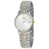 Tissot Desire White Dial Two Tone Mesh Bracelet Two Tone Steel Watch For Men - T52.2.481.31 Authentic Buy Shop Now