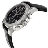 Tissot Dressport Diamonds Black Dial Black Leather Strap Watch for Women - T050.217.16.057.01 Authentic Buy Shop Now