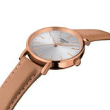 Tissot Everytime Lady Silver Dial Brown Leather Strap Watch for Women - T143.210.36.011.00 Authentic Buy Shop Now