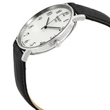 Tissot Everytime Large White Dial Black Leather Strap Watch For Men - T109.610.16.032.00 Authentic Buy Shop Now