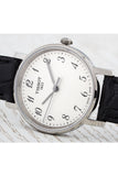Tissot T Classic Desire White Dial Black Leather Strap Watch For Men - T52.1.421.12 Authentic Buy Shop Now