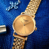 Tissot T Classic Everytime Medium Gold Dial Gold Mesh Bracelet Watch For Men - T109.410.33.021.00 Authentic Buy Shop Now