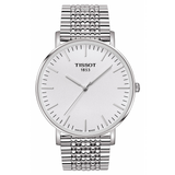 Tissot T Classic Everytime Large White Dial Silver Steel Strap Watch for Men - T109.610.11.031.00 Authentic Buy Shop Now