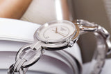 Tissot T Trend Flamingo Mother of Pearl Dial Silver Steel Strap Watch for Women - T094.210.11.116.00 Authentic Buy Shop Now