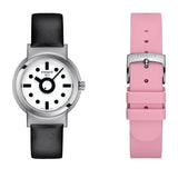 Tissot Heritage Memphis Lady White Dial Black Rubber Strap Watch For Women - T120.210.17.011.00 Authentic Buy Shop Now