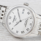 Tissot Le Locle Powermatic 80 Silver Dal Silver Steel Strap Watch For Men - T006.407.11.033.00 Authentic Buy Shop Now