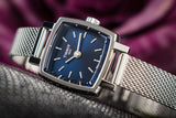 Tissot Lovely Square Blue Dial Silver Mesh Bracelet Watch For Women - T058.109.11.041.00 Authentic Buy Shop Now