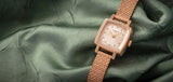 Tissot Lovely Square Lady Quartz Rose Gold Dial Rose Gold Mesh Bracelet Watch For Women - T058.109.33.456.00 Authentic Buy Shop Now