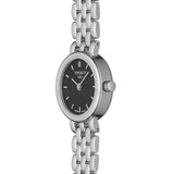Tissot T Lady Lovely Black Dial Silver Steel Strap Watch For Women - T058.009.11.051.00 Authentic Buy Shop Now