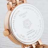 Tissot T Lady Lovely Mother of Pearl Dial Rose Gold Steel Strap Watch For Women - T058.009.33.111.00 Authentic Buy Shop Now