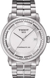 Tissot Luxury Powermatic 80 Silver Dial Silver Steel Strap Watch For Men - T086.407.11.037.00 Authentic Buy Shop Now