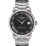 Tissot Luxury Powermatic 80 Black Dial Silver Steel Strap Watch for Men - T086.407.11.201.02 Authentic Buy Shop Now