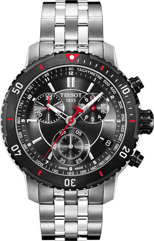 Tissot PRS 200 Chronograph Grey Dial Silver Steel Strap Watch For Men - T067.417.21.051.00 Authentic Buy Shop Now