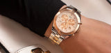 Tissot PR 100 Sport Chic Chronograph Silver Dial Two Tone Steel Strap Watch For Women - T101.917.22.031.00 Authentic Buy Shop Now